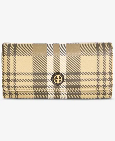 Giani Bernini Fall Plaid Framed Receipt Manager Wallet, Macy's Exclusive In Fa26 Plaid