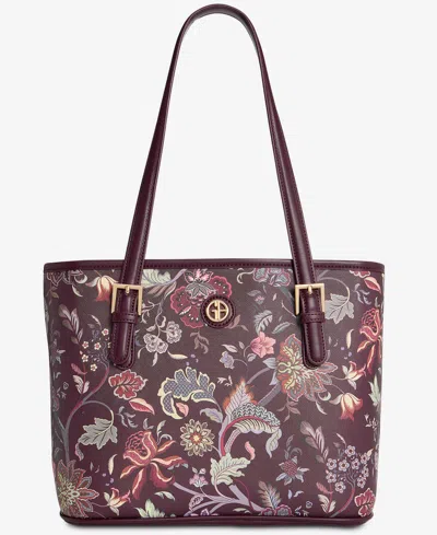 Giani Bernini Floral Tulip Tote, Macy's Exclusive In Multi