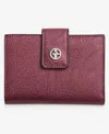 Giani Bernini Framed Indexer Leather Wallet, Exclusively At Macy's In Bone