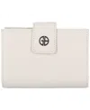 Giani Bernini Framed Indexer Leather Wallet, Created For Macy's In White