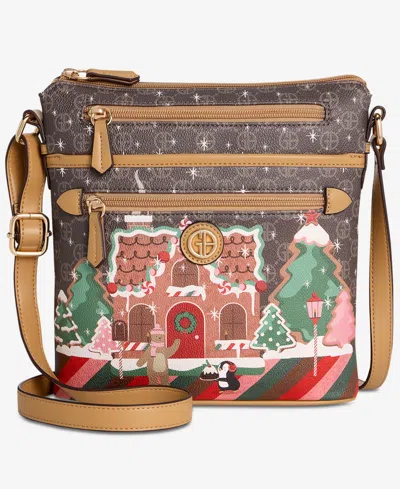 Giani Bernini Gingerbread Bears North South Crossbody Bag, Macy's Exclusive In Fa26 Bears