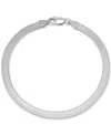 Giani Bernini Herringbone Link Chain Bracelet In Sterling Silver, Created For Macy's In Silver