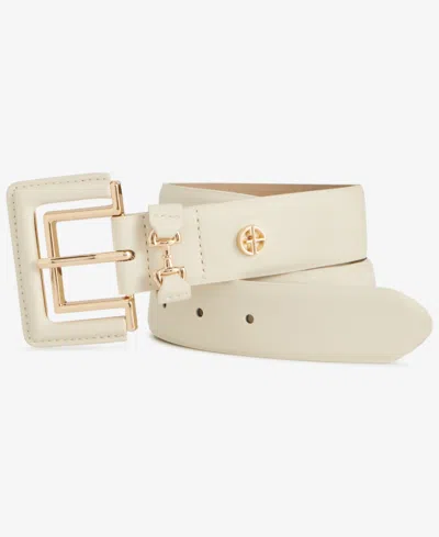 Giani Bernini Horsebit Loop Pant Belt, Exclusively At Macy's In Natural
