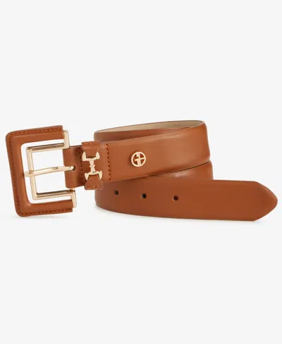 Giani Bernini Horsebit Loop Pant Belt, Exclusively At Macy's In Wine