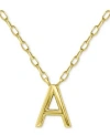 Giani Bernini Initial Pendant Necklace Collection In Sterling Silver 18k Gold Plated Sterling Silver Created For M In Silver