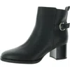 Giani Bernini Jovviee Womens Buckle Slip On Ankle Boots In Black