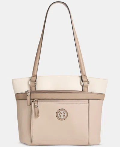 Giani Bernini Large Color Block Tote Bag, Macy's Exclusive