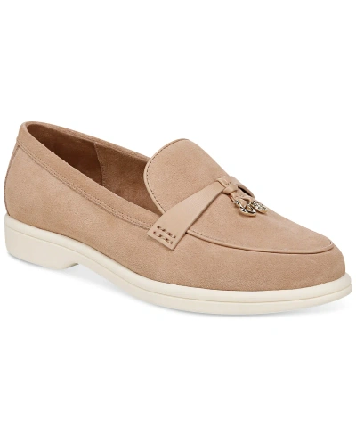 Giani Bernini Women's Lesleee Memory Foam Slip On Loafers, Created For Macy's In Ginger Suede