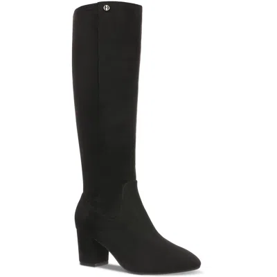 Giani Bernini Maylynee Womens Zipper Man Made Knee-high Boots In Black
