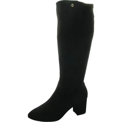 Giani Bernini Maylyneep Womens Zipper Faux Suede Mid-calf Boots