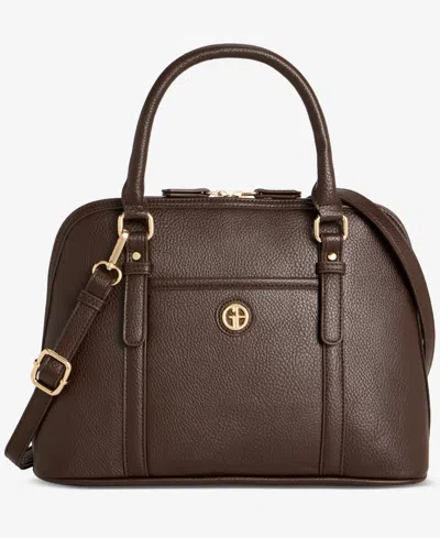 Giani Bernini Medium Quilted Dome Satchel, Exclusively At Macy's In Purple