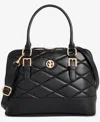 Giani Bernini Medium Quilted Dome Satchel, Exclusively At Macy's In Black