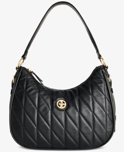 Giani Bernini Medium Quilted Dome Satchel, Exclusively At Macy's In Black