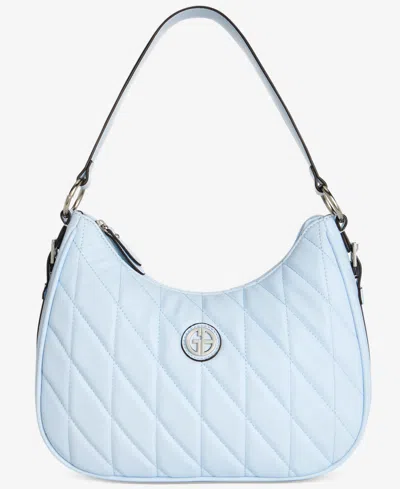 Giani Bernini Medium Quilted Dome Satchel, Exclusively At Macy's In Blue