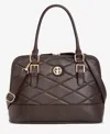 Giani Bernini Medium Quilted Dome Satchel, Exclusively At Macy's In Brown