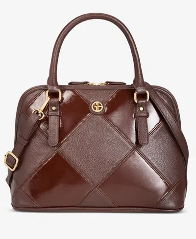 Giani Bernini Medium Quilted Dome Satchel, Exclusively At Macy's In Brown