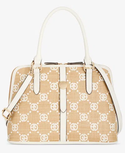 Giani Bernini Medium Quilted Dome Satchel, Exclusively At Macy's In Brown