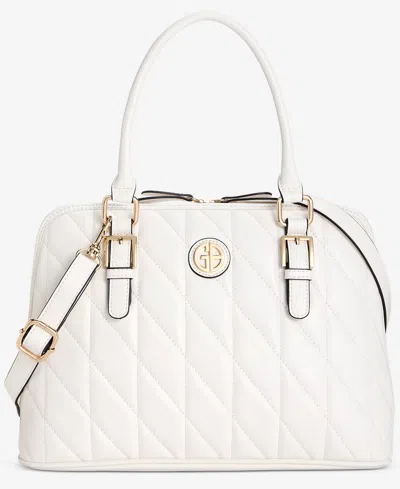 Giani Bernini Medium Quilted Dome Satchel, Exclusively At Macy's In Black