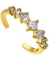 GIANI BERNINI MIXED-CUT CUBIC ZIRCONIA ADJUSTABLE TOE RING IN 18K GOLD-PLATED STERLING SILVER (ALSO IN STERLING SI