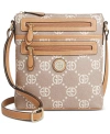 GIANI BERNINI MONOGRAM SIGNATURE NORTH SOUTH CROSSBODY, CREATED FOR MACY'S