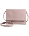 Giani Bernini Nappa Flap Crossbody, Created For Macy's In Rose