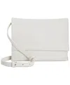Giani Bernini Nappa Leather Flap Crossbody, Exclusively At Macy's In White