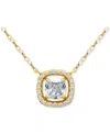 Giani Bernini Necklace (1-5/8 Ct. T.w.) In 18k Gold Plated Sterling Silver, Macy's Exclusive In Gold