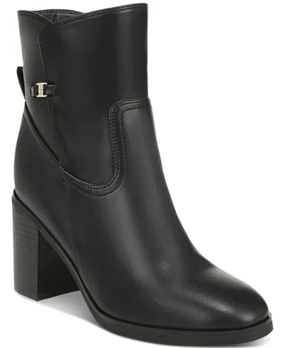 Giani Bernini Olaa Boots Women's Black Memory Foam Almond Toe Bootie Lion81 In Multi