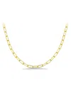 Giani Bernini Paperclip Link 16" Chain Necklace, In 18k Gold-plated Sterling Silver Or Sterling Silver, Created Fo In Gold Over Silver