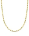 Giani Bernini Paperclip Link Chain Necklaces Created For Macys In Silver