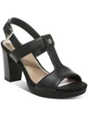 GIANI BERNINI PAULETTE WOMENS FAUX LEATHER T-STRAP BLOCK HEEL