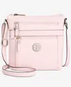 Giani Bernini Pebble Crossbody, Created For Macy's In Rose Water