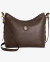Giani Bernini Pebble Soft Medium Shoulder Bag, Exclusively At Macy's In Brown