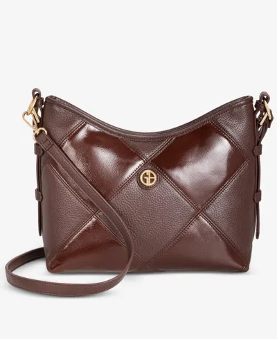 Giani Bernini Pebble Soft Medium Shoulder Bag, Exclusively At Macy's In Brown