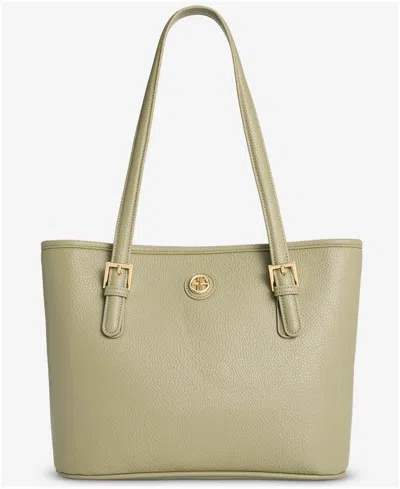 Giani Bernini Pebble Tulip Large Tote Bag, Exclusively At Macy's In Lemon Pepp