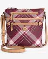 Giani Bernini Plaid North South Crossbody Bag, Macy's Exclusive