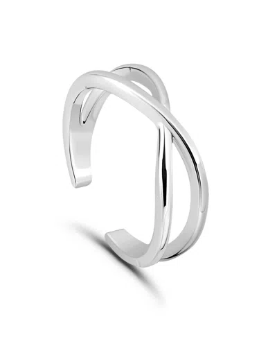 Giani Bernini Polish Infinity Sign Adjustable Toe Ring. Sterling Silver. Created For Macy's. In Pink
