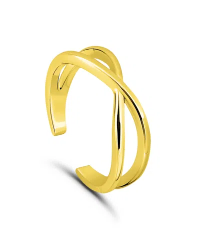 Giani Bernini Polish Infinity Sign Adjustable Toe Ring. Sterling Silver. Created For Macy's. In Gold