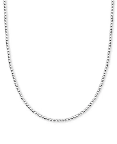 Giani Bernini Polished Bead Link Chain Necklace 16" + 2" Extender, 18k Gold-plated Sterling Silver Exclusively At