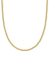 Giani Bernini Polished Bead Link Chain Necklace 16" + 2" Extender, 18k Gold-plated Sterling Silver Exclusively At In Gold Over Silver