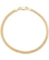 Giani Bernini Popcorn Link Chain Bracelet In 18k Gold-plated Sterling Silver, Created For Macy's In Gold