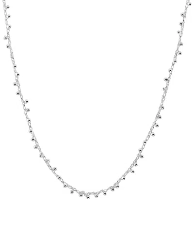 Giani Bernini Primavera Sterling Silver Ball Stud Necklace