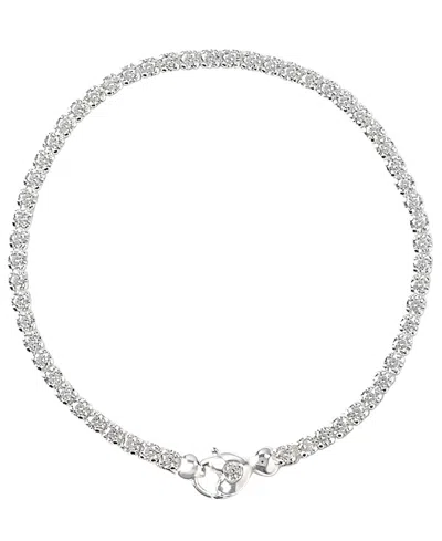 Giani Bernini Primavera Sterling Silver Cubic Zirconia Tennnis Bracelet