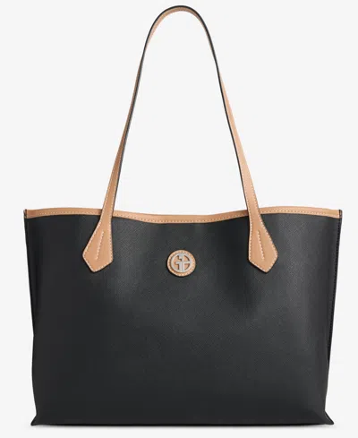 Giani Bernini Saffiano Pinched Extra-large Tote, Exclusively At Macy's