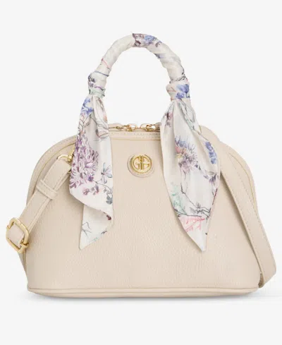 Giani Bernini Scarf Handle Dome Satchel, Macy's Exclusive In Neutral