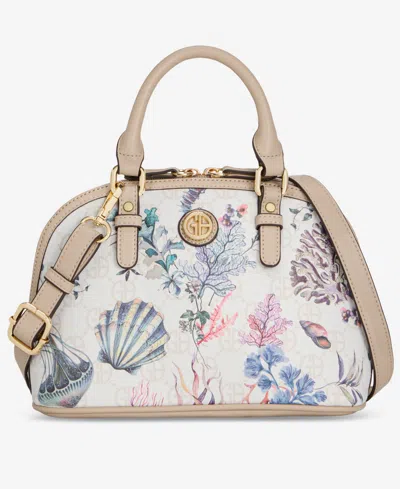 Giani Bernini Sea Print Mini Dome Satchel, Macy's Exclusive In Multi