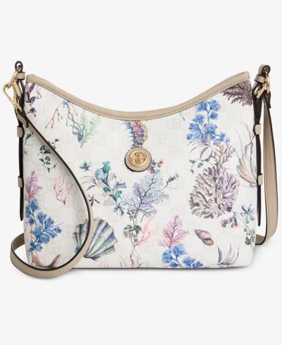Giani Bernini Sea Print Shoulder Bag, Macy's Exclusive In Multi