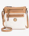 Giani Bernini Small Quilted North South Crossbody, Exclusively At Macy's In White