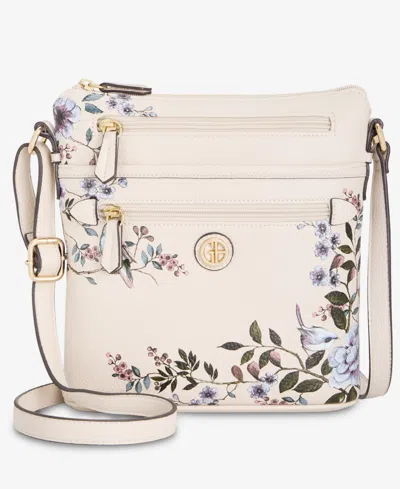 Giani Bernini Small Quilted North South Crossbody, Exclusively At Macy's In Neutral