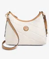Giani Bernini Small Quilted Soft Shoulder Crossbody, Exclusively At Macy's In White